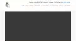 Desktop Screenshot of danapointsportfishing.com